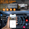 Dashcam Voiture Avant Arriere: 4K+2K 5G WiFi Camera Voiture Embarquée - Écran HD 3" avec App Contrôle Carte SD 64G Vision Noctur