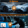 Dashcam Voiture Avant Arriere: 4K+2K 5G WiFi Camera Voiture Embarquée - Écran HD 3" avec App Contrôle Carte SD 64G Vision Noctur