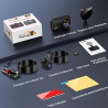 Dashcam Voiture Avant Arriere: 4K+2K 5G WiFi Camera Voiture Embarquée - Écran HD 3" avec App Contrôle Carte SD 64G Vision Noctur