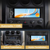 Junsun autoradio 1 din écran tactile 6,36" avec carplay & android auto, bleutooth, gps, fm, charge type-c, 2 usb, microphone, ég
