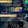 Junsun autoradio 1 din écran tactile 6,36" avec carplay & android auto, bleutooth, gps, fm, charge type-c, 2 usb, microphone, ég