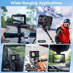 AIKER Camera Sport,Version Pro Camera Vlog Assistance 5k30FPS Photo 64MP/3.0EIS/Trè Longue Autonomie/Grand Angle 130°/Action Cam