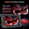 Autoradio pour vw golf 5 golf 6 polo touran passat tiguan skoda touran eos, apple carplay et android auto sans fil, écran 7 pouc