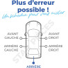 Serrure de coffre compatible pour Golf 8, Tiguan 2, Touareg 3, Touran 2, Passat (B8), Tarraco, Arteon, Caddy 5 | CENTRALISATION 