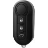 Coque de Clé de Voiture 3 Boutons Compatible avec Fiat 500 500L Brava Bravo Doblo Ducato Panda Punto Evo Grande Punto Lancia Peu