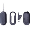 Coque de Clé de Voiture 3 Boutons Compatible avec Fiat 500 500L Brava Bravo Doblo Ducato Panda Punto Evo Grande Punto Lancia Peu