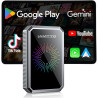 Lamtto adaptateur carplay sans fil, ai box android avec google play store, gemini ai, carplay & android auto sans fil, hdmi, air