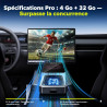 Lamtto adaptateur carplay sans fil, ai box android avec google play store, gemini ai, carplay & android auto sans fil, hdmi, air