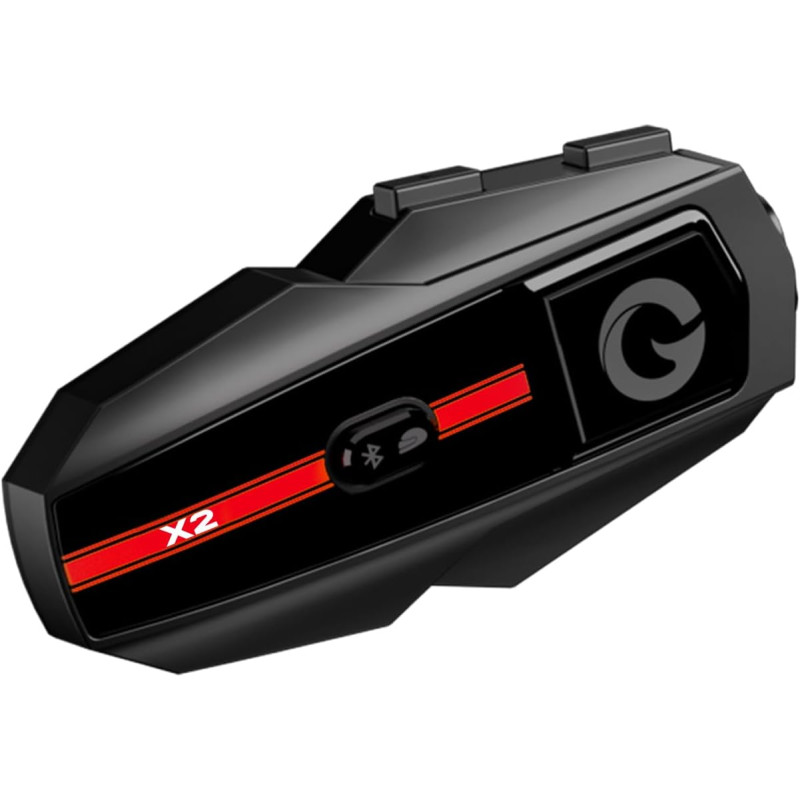 X2 intercom moto bleutooth, 2 casques 1000m système de communication | double bleutooth 5.4, multitâche audio, partage musique, 