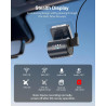 KAWA 4K Mini Dash Cam Front, Contrôle Vocal, Affichage Stealth, Caméra de Voiture NightEagle Engine 2K HDR, Wi-FI 6 et GPS intég