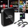 Magic Video Box 3 en 1 - Adaptateur de Voiture sans Fil CarPlay & Android avec Youtube, TikTok, Support de Carte TF, Mise à Nive