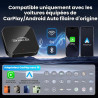 Magic Video Box 3 en 1 - Adaptateur de Voiture sans Fil CarPlay & Android avec Youtube, TikTok, Support de Carte TF, Mise à Nive