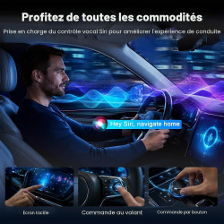 Magic Video Box 3 en 1 - Adaptateur de Voiture sans Fil CarPlay & Android avec Youtube, TikTok, Support de Carte TF, Mise à Nive