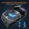Dashcam Voiture Avant Arrière 4K+2K avec Carte SD 64GB, 5GHz WiFi Camera Voiture, Dash Cam Grand Angle 170°, Vision Nocturne WDR