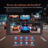 Dashcam Voiture Avant Arrière 4K+2K avec Carte SD 64GB, 5GHz WiFi Camera Voiture, Dash Cam Grand Angle 170°, Vision Nocturne WDR