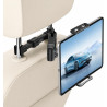 Support Tablette Voiture Appuie Tete, Porte Tablette Extensible Arrière (Siège), 360° Rotatif, Compatible avec 4.7-11" iPad Pro/