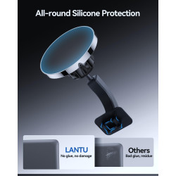 Support de téléphone portable magnétique pour Dacia Sandero 3, Dacia Jogger et Dacia Logan 3 2020-2026 - Pour iPhone 12-16 série
