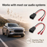 2PCS Câble Haut Parleur Voiture Câbles Adaptateur Faisceau Cosse Connecteurs Fiche Parleur de Voiture Câble Enceinte Connecteur 