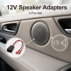 2PCS Câble Haut Parleur Voiture Câbles Adaptateur Faisceau Cosse Connecteurs Fiche Parleur de Voiture Câble Enceinte Connecteur 