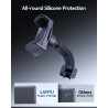 Support de téléphone portable pour Dacia Sandero 3, Dacia Jogger et Dacia Logan 3 2020-2026 – Support de serrage élastique avec 