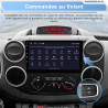 Awesafe autoradio android 15 pour citroën berlingo/peugeot partner (2008-2019), écran tactile 9 pouces 2go+64go, carplay & andro