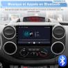 Awesafe autoradio android 15 pour citroën berlingo/peugeot partner (2008-2019), écran tactile 9 pouces 2go+64go, carplay & andro