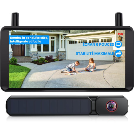 AUTO-VOX Caméra de Recul sans Fil, Écran HD 5", Signal Numérique Stable | Installation Facile 30 Min, 2 Caméras, Vision Nocturne
