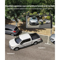 AUTO-VOX Caméra de Recul sans Fil, Écran HD 5", Signal Numérique Stable | Installation Facile 30 Min, 2 Caméras, Vision Nocturne