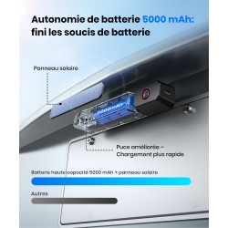 AUTO-VOX Caméra de Recul sans Fil, Écran HD 5", Signal Numérique Stable | Installation Facile 30 Min, 2 Caméras, Vision Nocturne