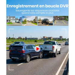 AUTO-VOX Caméra de Recul sans Fil, Écran HD 5", Signal Numérique Stable | Installation Facile 30 Min, 2 Caméras, Vision Nocturne