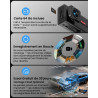 Dashcam Voiture 4G LTE avec Carte SIM, Camera Voiture Avant et Intérieur, Alertes & Détection Radar, Mode Stationnement 24h, GPS