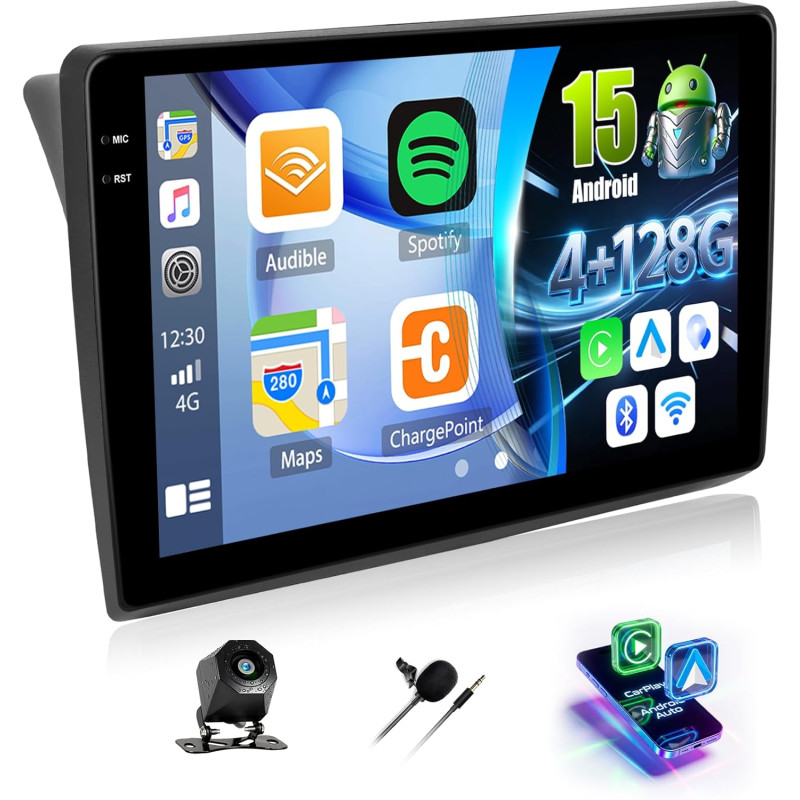 4+128g camecho android 15 autoradio pour renault trafic 2001-2010 opel vivaro 2006-2010 nissan primastar 2006-2014, 10 pouces ra