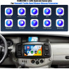 Camecho 2+64go android 13 autoradio pour renault trafic 2001-2010 opel vivaro 2006-2010 nissan primastar 2006-2014, radio bleuto