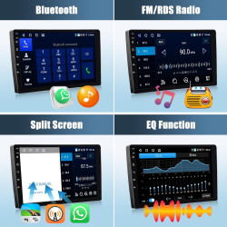 Camecho 4+64g android 15 autoradio pour renault trafic 2001-2010 opel vivaro 2006-2010 nissan primate 2006-2014, 10 pouces radio