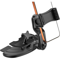 MAGJIEYX CD Support Telephone Voiture, 360° Rotation Support Voiture Fixation Fente CD écurie Compatible avec iPhone 16 15 14 13