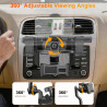 MAGJIEYX CD Support Telephone Voiture, 360° Rotation Support Voiture Fixation Fente CD écurie Compatible avec iPhone 16 15 14 13