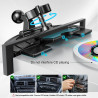 MAGJIEYX CD Support Telephone Voiture, 360° Rotation Support Voiture Fixation Fente CD écurie Compatible avec iPhone 16 15 14 13