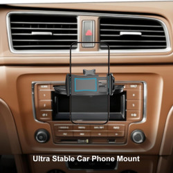 MAGJIEYX CD Support Telephone Voiture, 360° Rotation Support Voiture Fixation Fente CD écurie Compatible avec iPhone 16 15 14 13