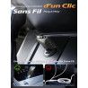 Mini Adaptateur CarPlay sans Fil & Android Auto sans Fil, Fibre de Carbone | Métal USB-A/C, Filaire vers Sans Fil, Version Stabl