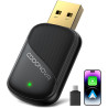 Mini Adaptateur sans Fil pour Apple CarPlay et Android Auto, Convertisseur CarPlay Filaire en sans Fil, Métal USB A et USB C, po