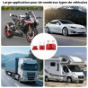 220Pcs Fusible Voiture Set, Fusible de Voiture Standard/Mini/Micro avec Extracteur/Tournevis Testeur, Etanche Fusible Auto 2A/3A