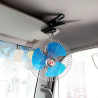 Starnearby Ventilateur de Voiture 8 Pouces 12V/24V, Mini Ventilateur de Refroidissement Voiture à Pince, 2 Vitesses Réglable, Ve