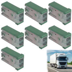 MCASE Lot de 6 fusibles de rechange 40 A pour voiture, 32 V, protection pour ventilateur et châssis, mini fusibles à cartouche a