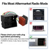 Adaptateur Quadlock Vers ISO Pour Autoradio avec Antenne Fakra Din, Kit de Câblage Can Bus pour Autoradios de Remplacement Compa