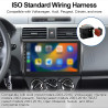 Adaptateur Quadlock Vers ISO Pour Autoradio avec Antenne Fakra Din, Kit de Câblage Can Bus pour Autoradios de Remplacement Compa