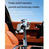 Support de téléphone 2 en 1 pour porte-gobelet de voiture, support magnétique N52 et à fixation par encliquetage, pivotant 360° 