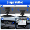 Support Lecteur CD pour CarPlay Écran Carplay Robuste Rotatif à 360° | Support de GPS Voiture Remplaçable 17mm Boule Support Car