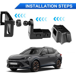 KUNGKIC Support de tablette pour Cupra Formentor Cupra Born/Ateca/Leon iPad Support de téléphone portable