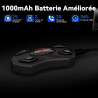 N2 intercom moto duo pour 2 casques, 1000m système de communication | kit main libre moto bleutooth 5.4, multitâche audio, réduc