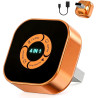Adaptateur CarPlay sans Fil Ultra Mini: Wireless CarPlay 4 en 1 avec AirPlay/Miracast – Connexion Automatique Plug & Play, USB/T